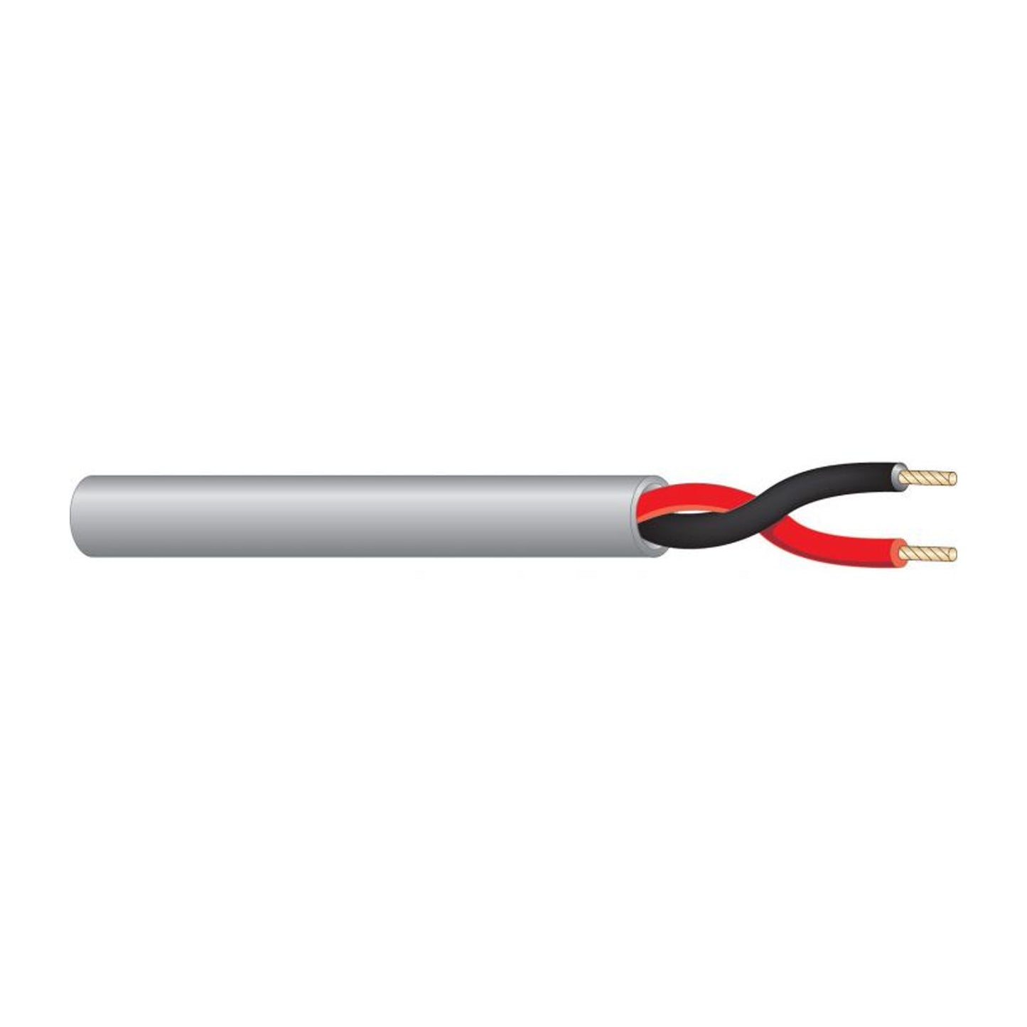 West Penn 12/2 Unshielded Plenum Cabling (Gray)