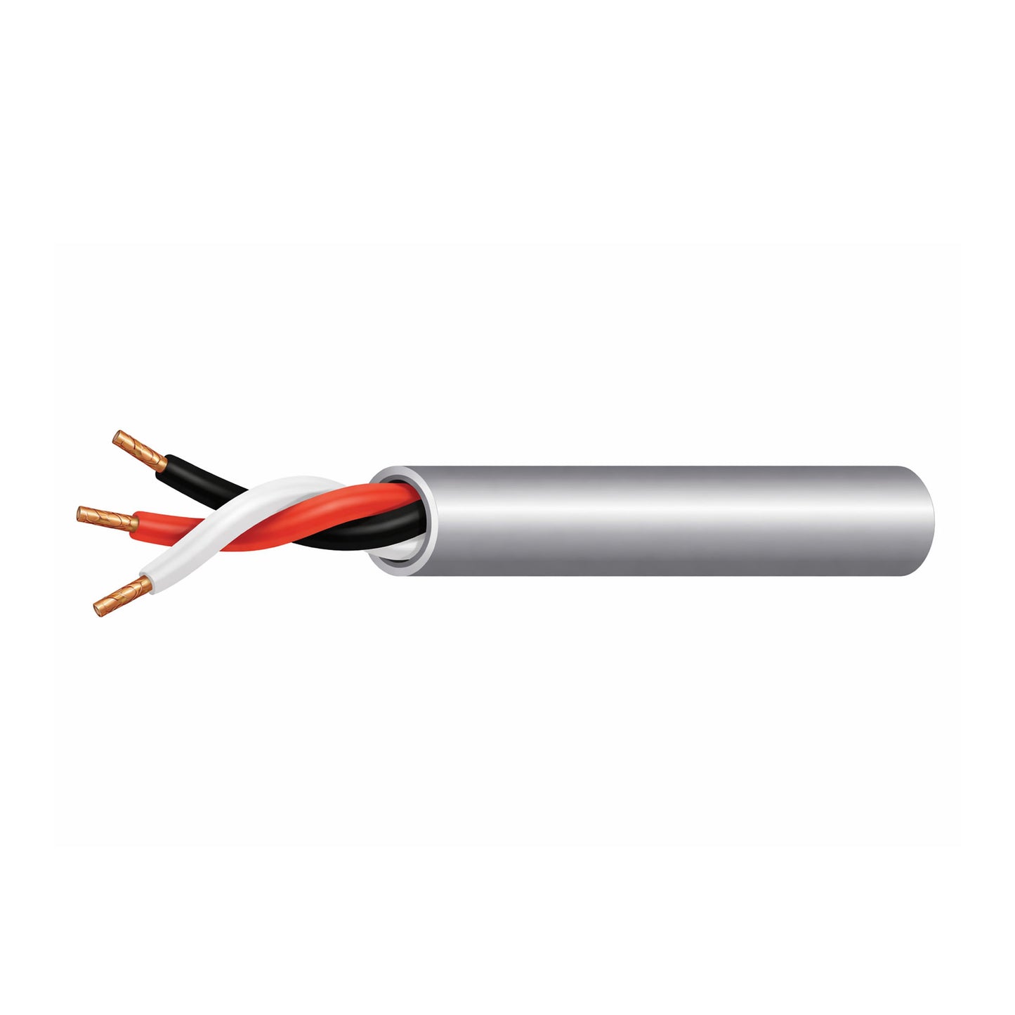 West Penn 22/3 Unshielded Plenum Cabling (Gray)