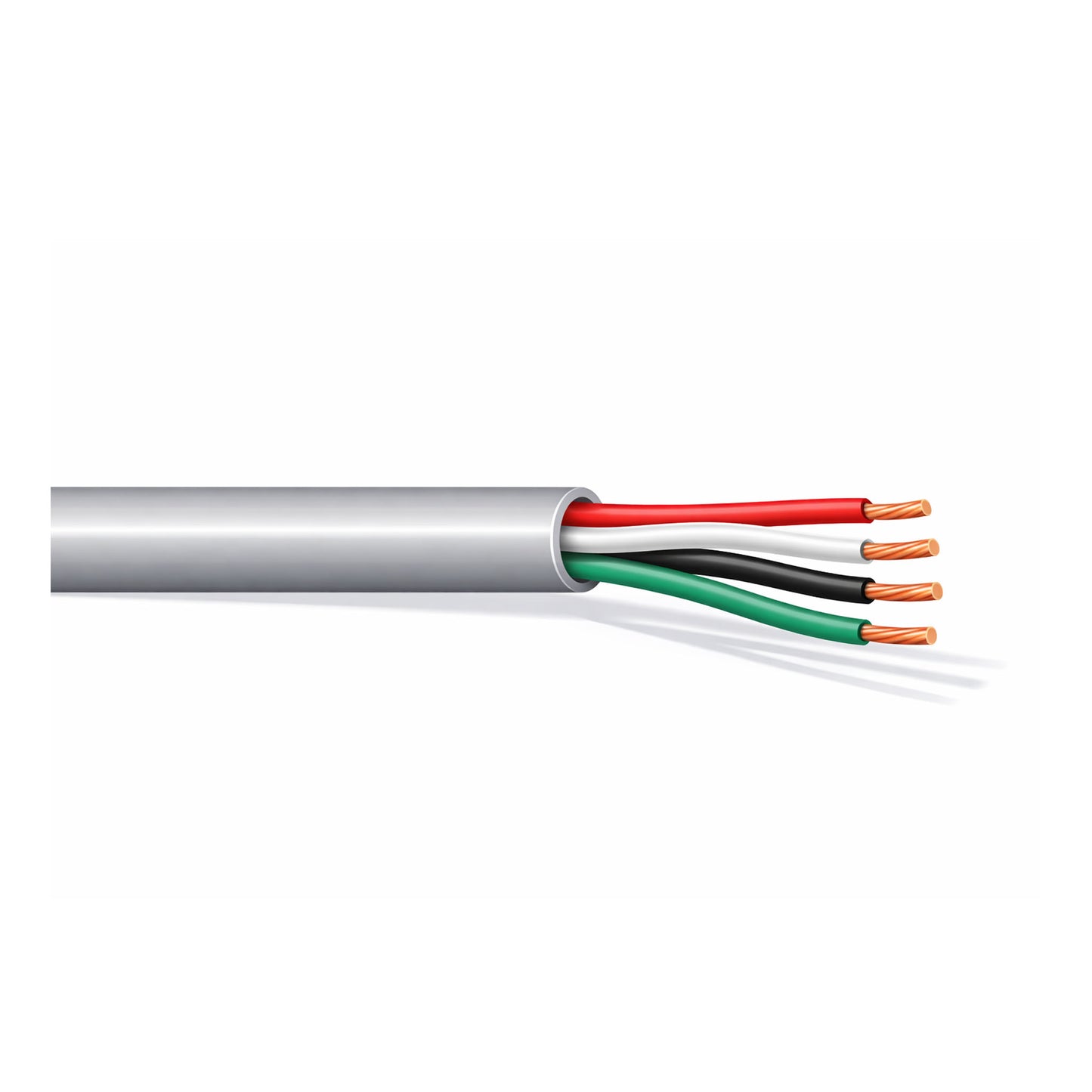 West Penn 22/4 Unshielded Plenum Cabling (Gray)