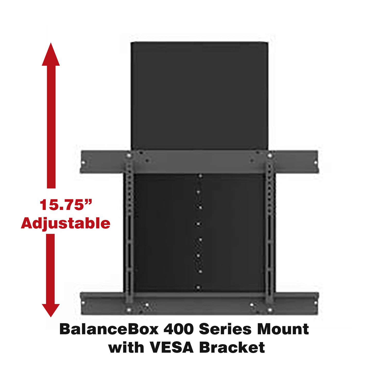 BalanceBox 400 Height Adjustable Wall Mount Kit for Monitors less than 94 lbs.