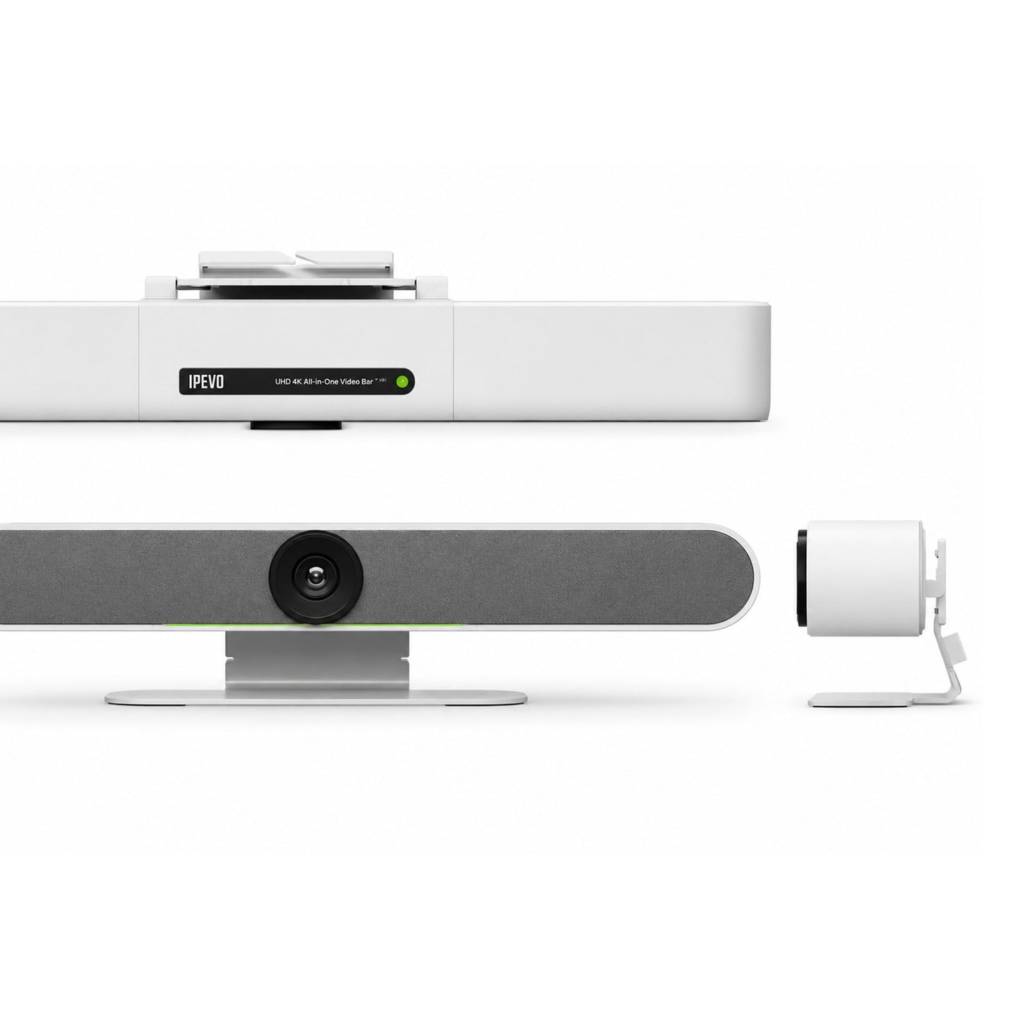 IPEVO VC-B4K UHD 4K All-in-One Video Bar (White) - IPV-VC-B4KW