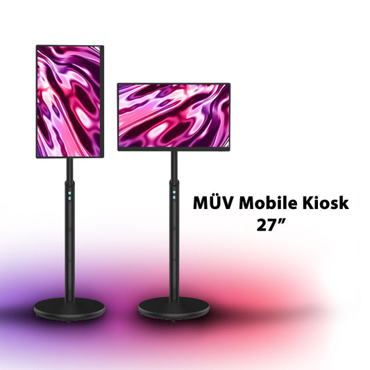 Clear Touch Müv Mobile Kiosk 27"