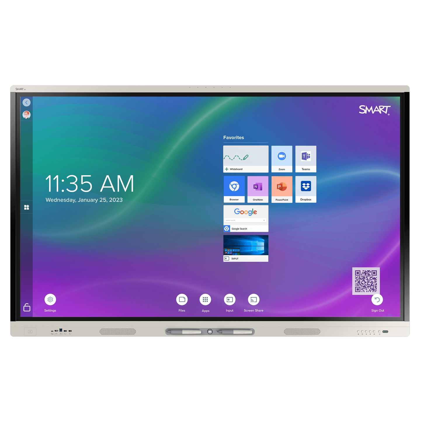 86" SMART MX-286-V4 Series Interactive Display