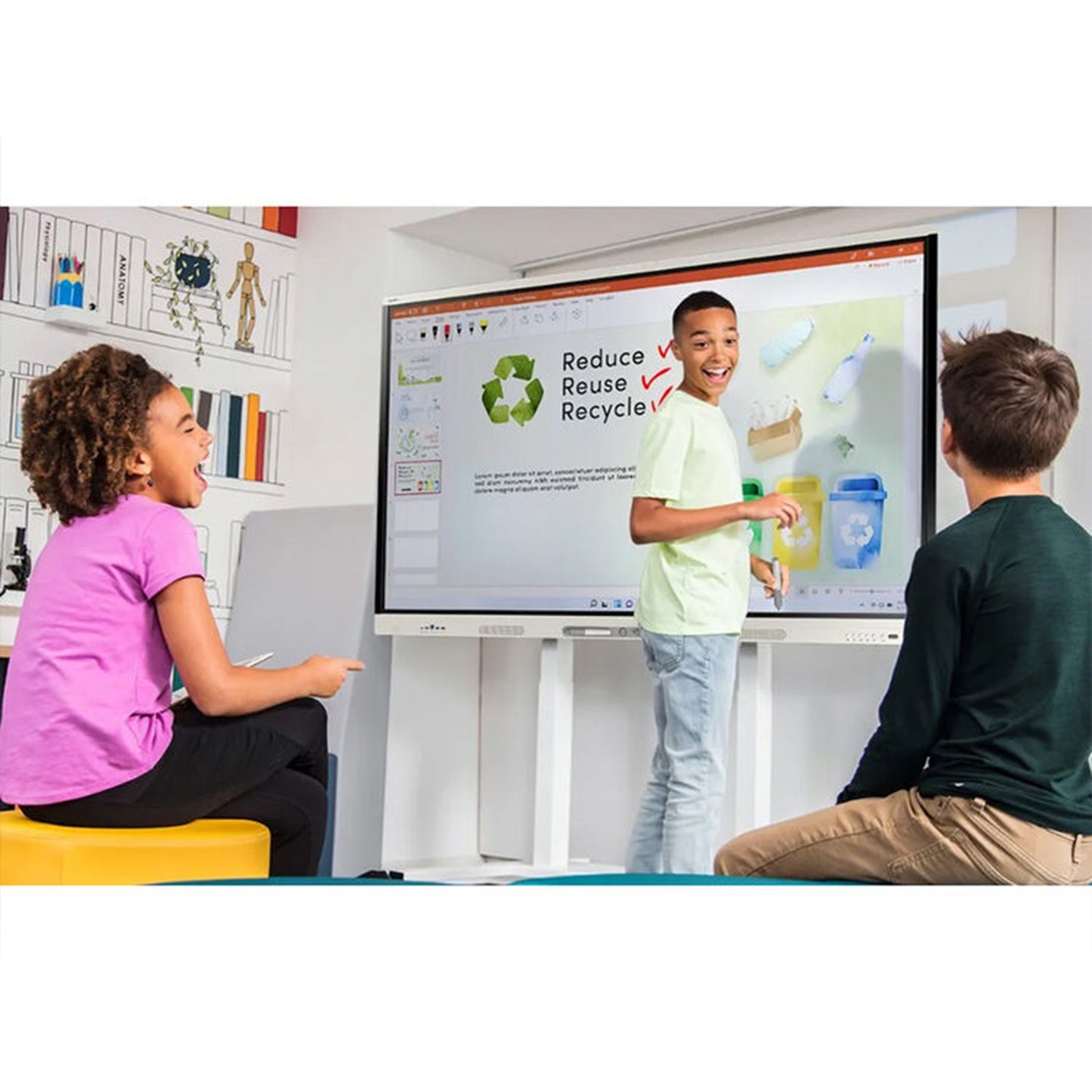 75" SMART Board MX-V5 Series Interactive Display with EDLA - MX275-V5