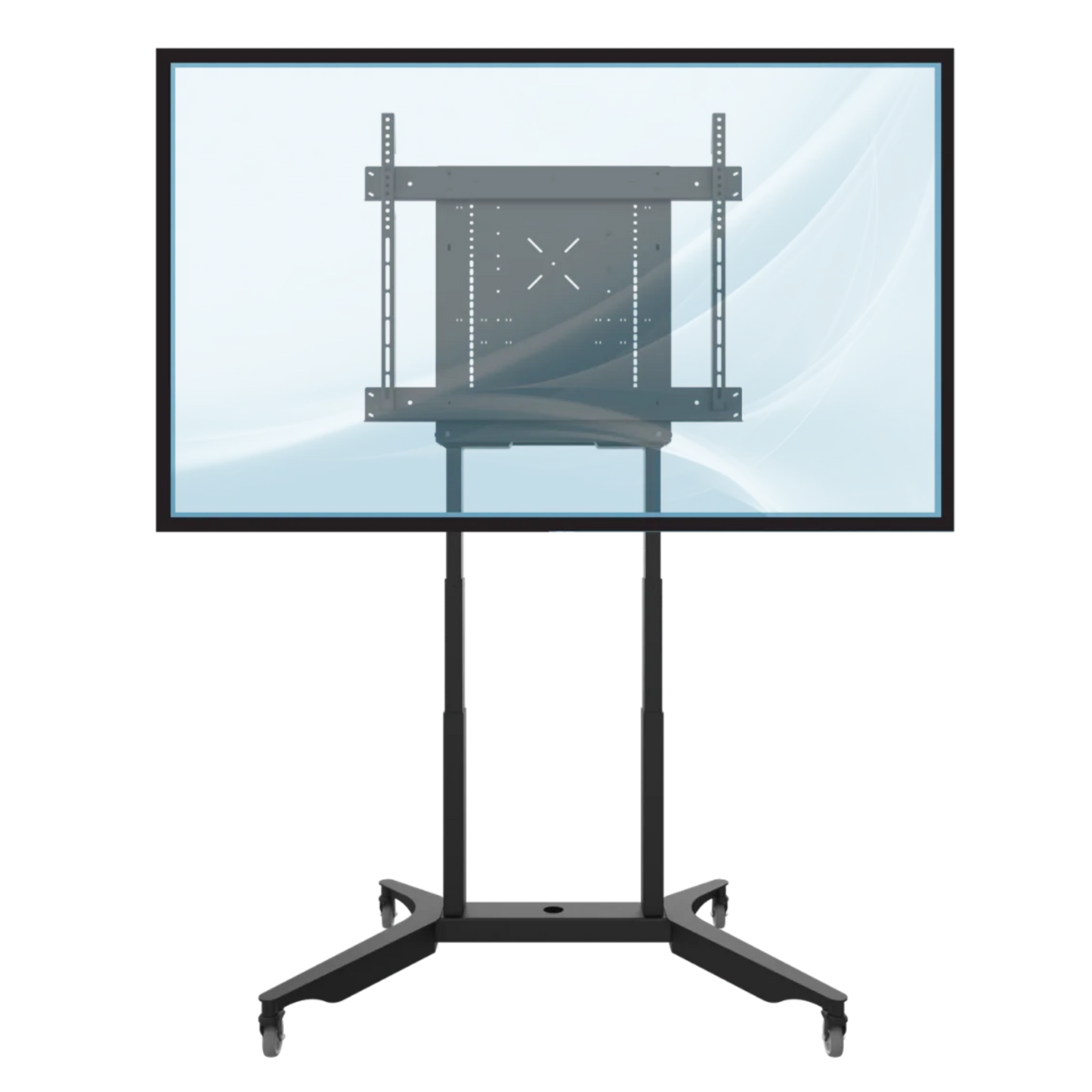 BalanceBox eBox Motorized Height Adjustable Cart with Universal VESA Bracket for Displays up to 308 lbs.