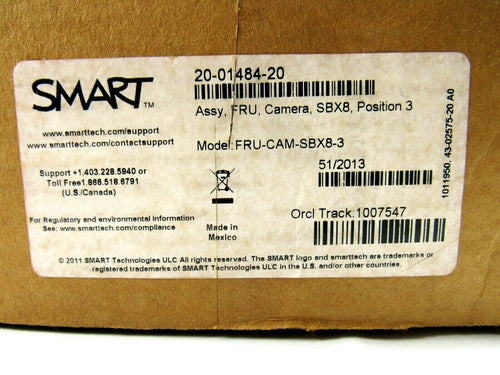 SMART 20-01484-20 Assy, FRU-Camera Model SBX8-3 Position 3 New