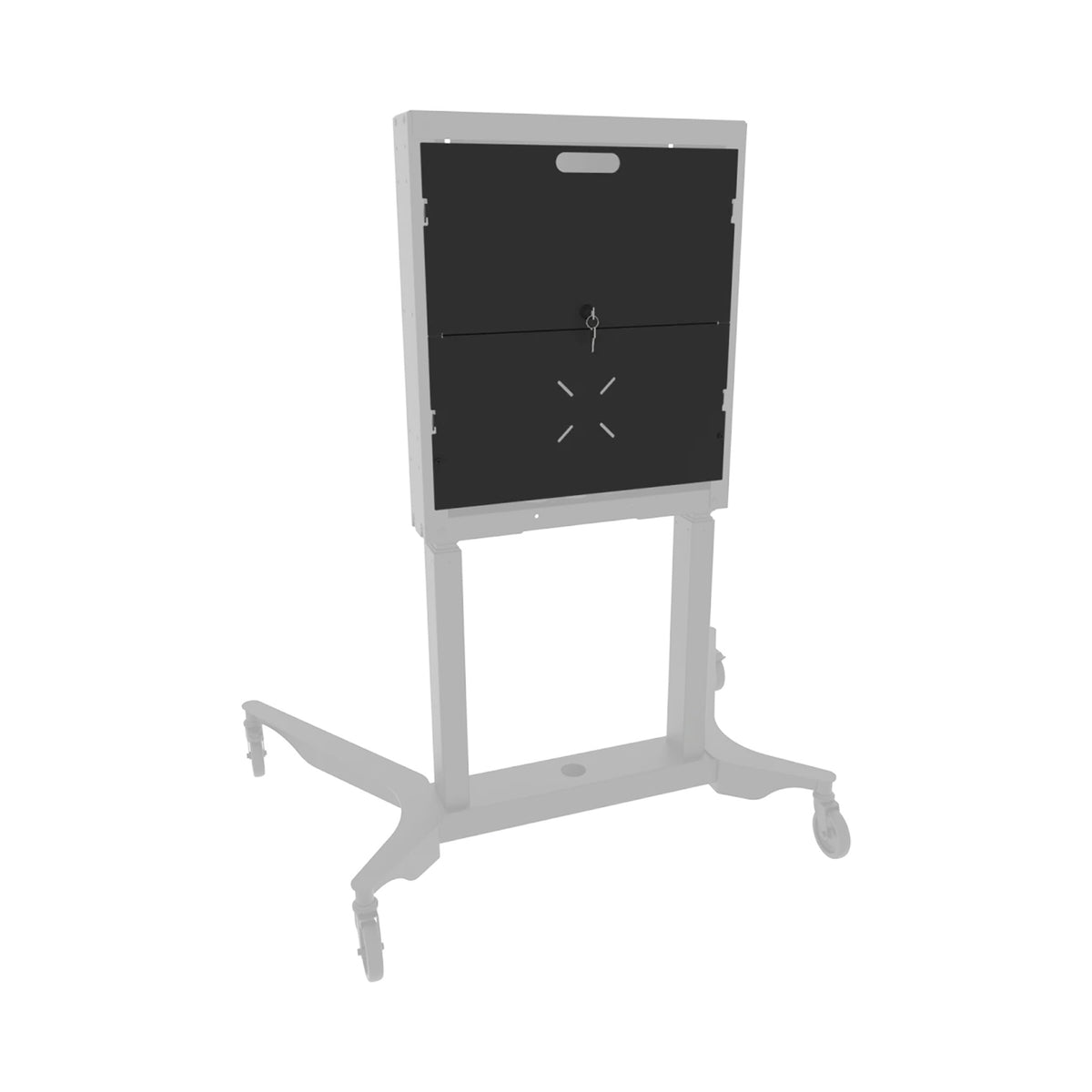 Lockable rear cover for eBox Series II