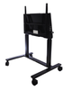 SMART Electric Height-adjustable Floor Stand for 55" to 86" Interactive Display - White