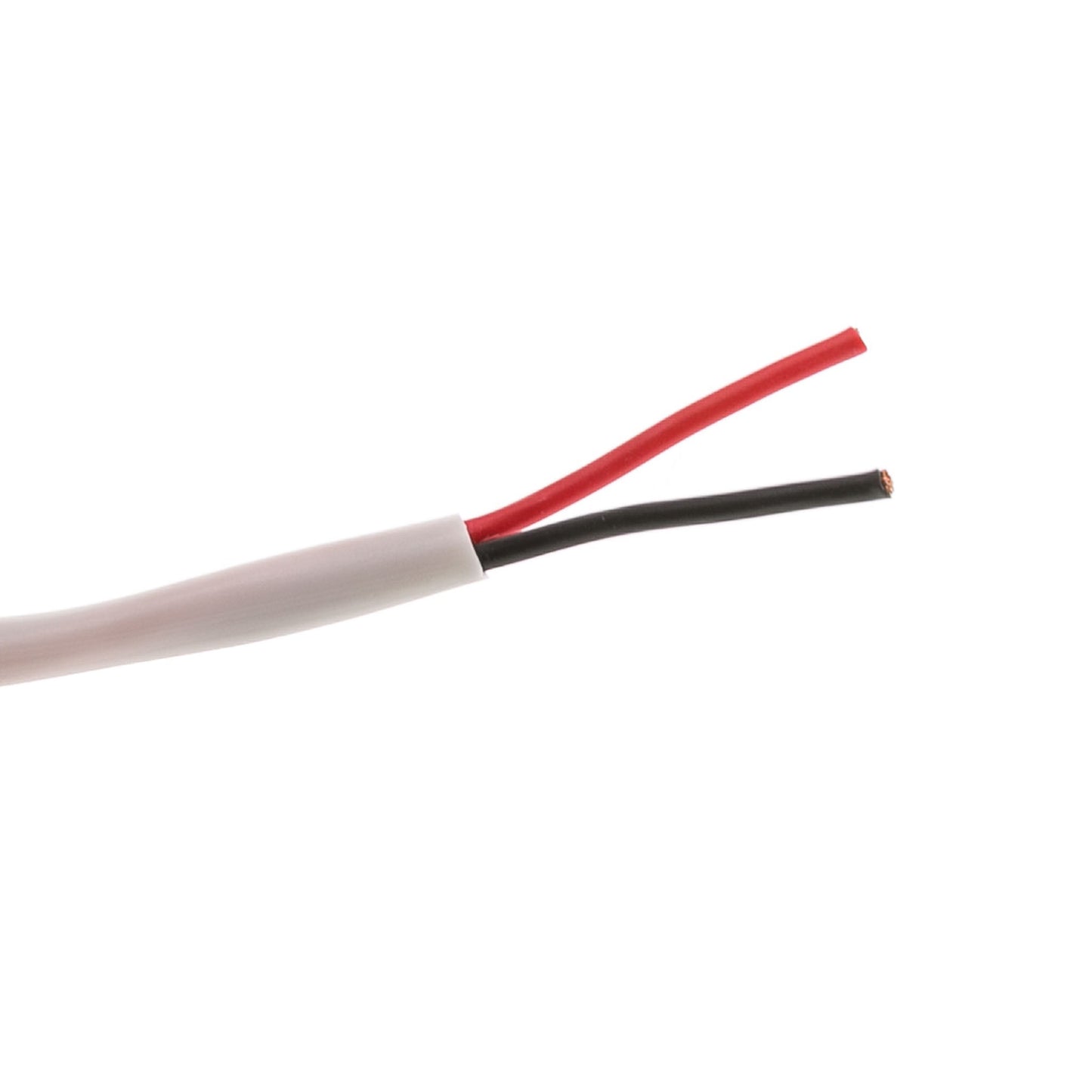 18/2 Spooled Speaker Wire Plenum Rated Per Foot, White - AC-0004 