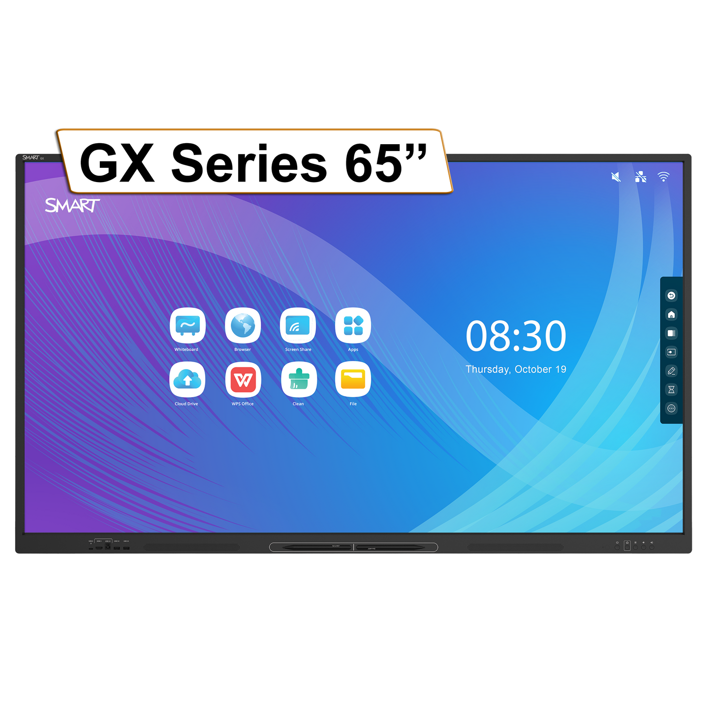 65" SMART Board GX Series Interactive Display with Android 13