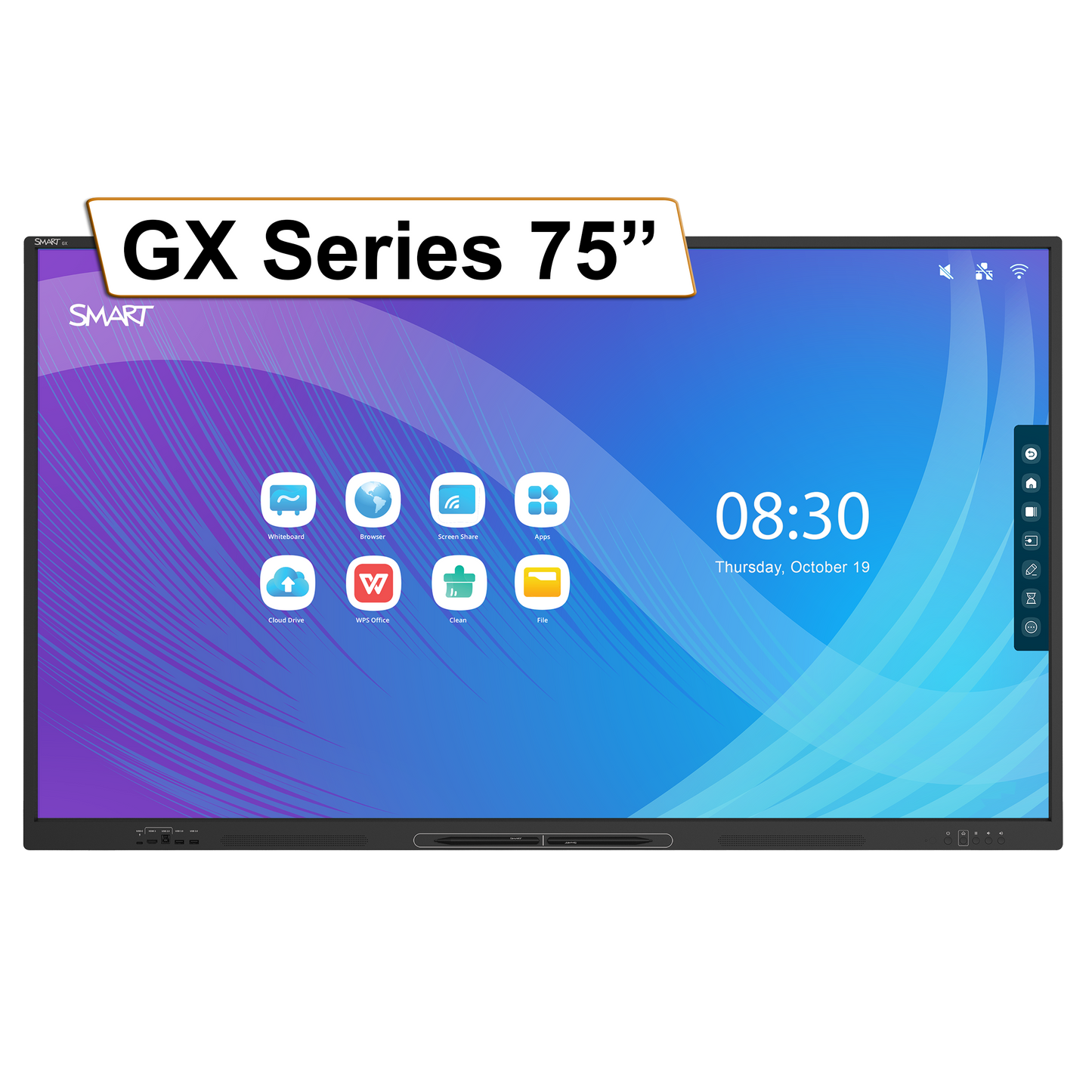 75" SMART Board GX Series Interactive Display with Android 13