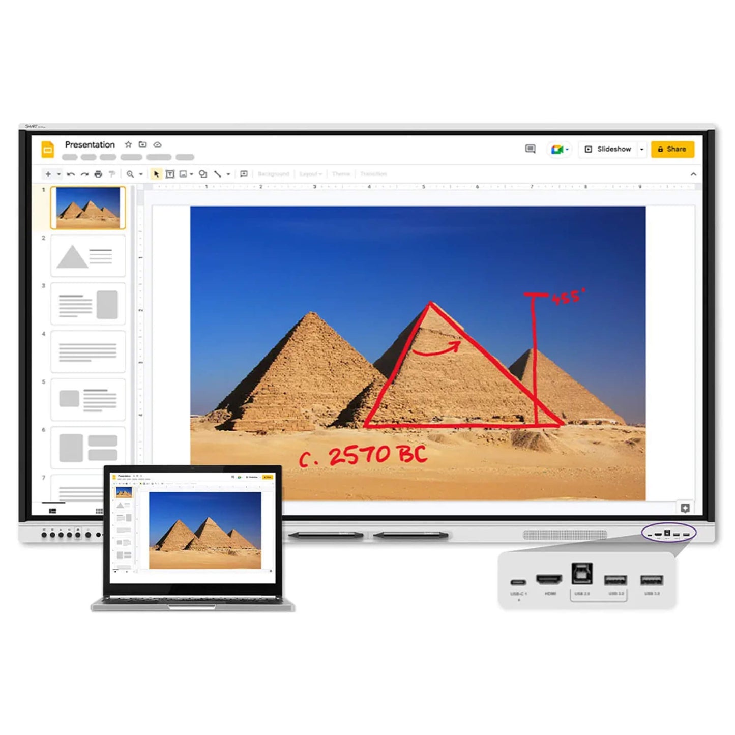 75" SMART Board GX (V4) Plus Series Interactive Display (GX175N-V4)
