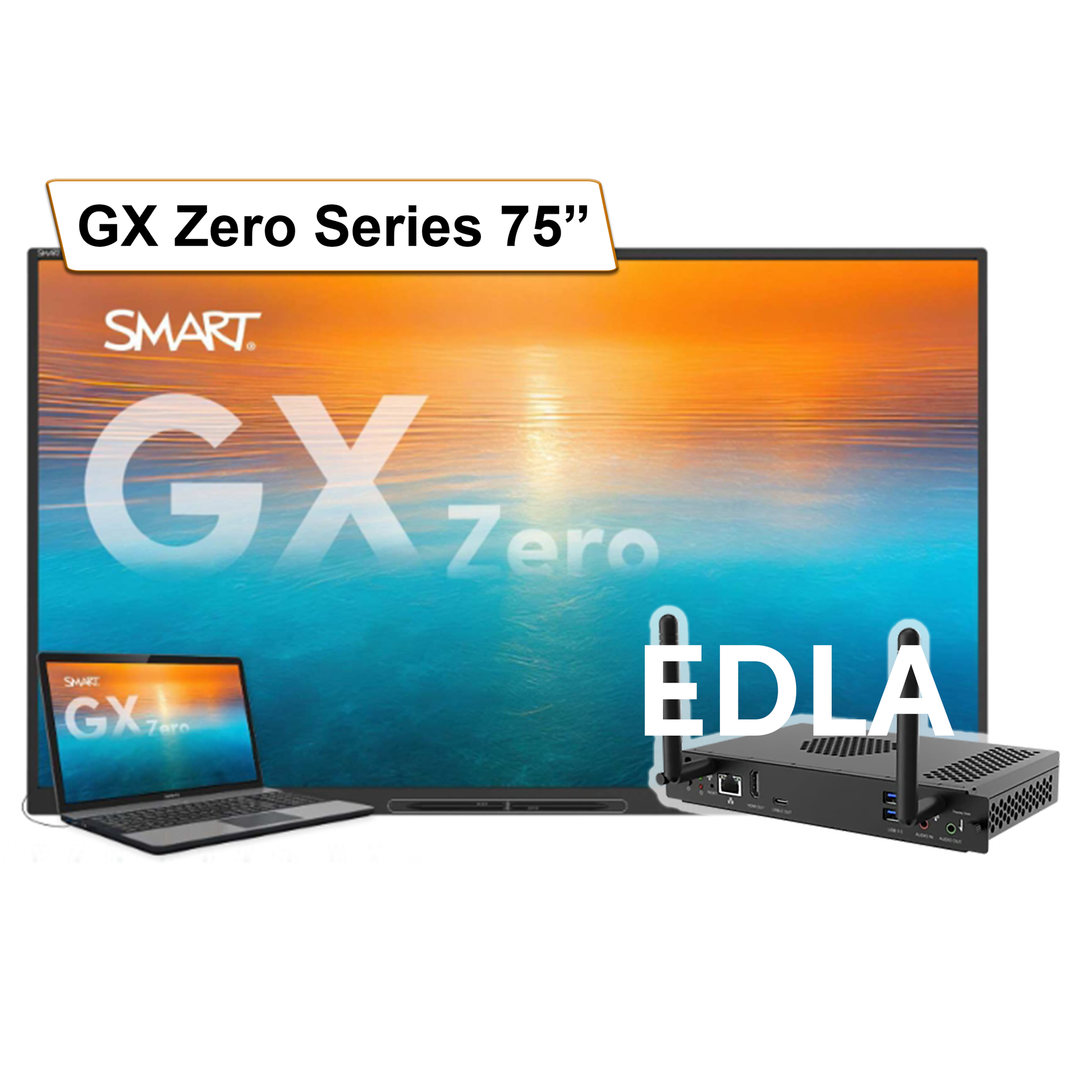 75" SMART Board GX ZERO Series Interactive Display-No Embedded OS