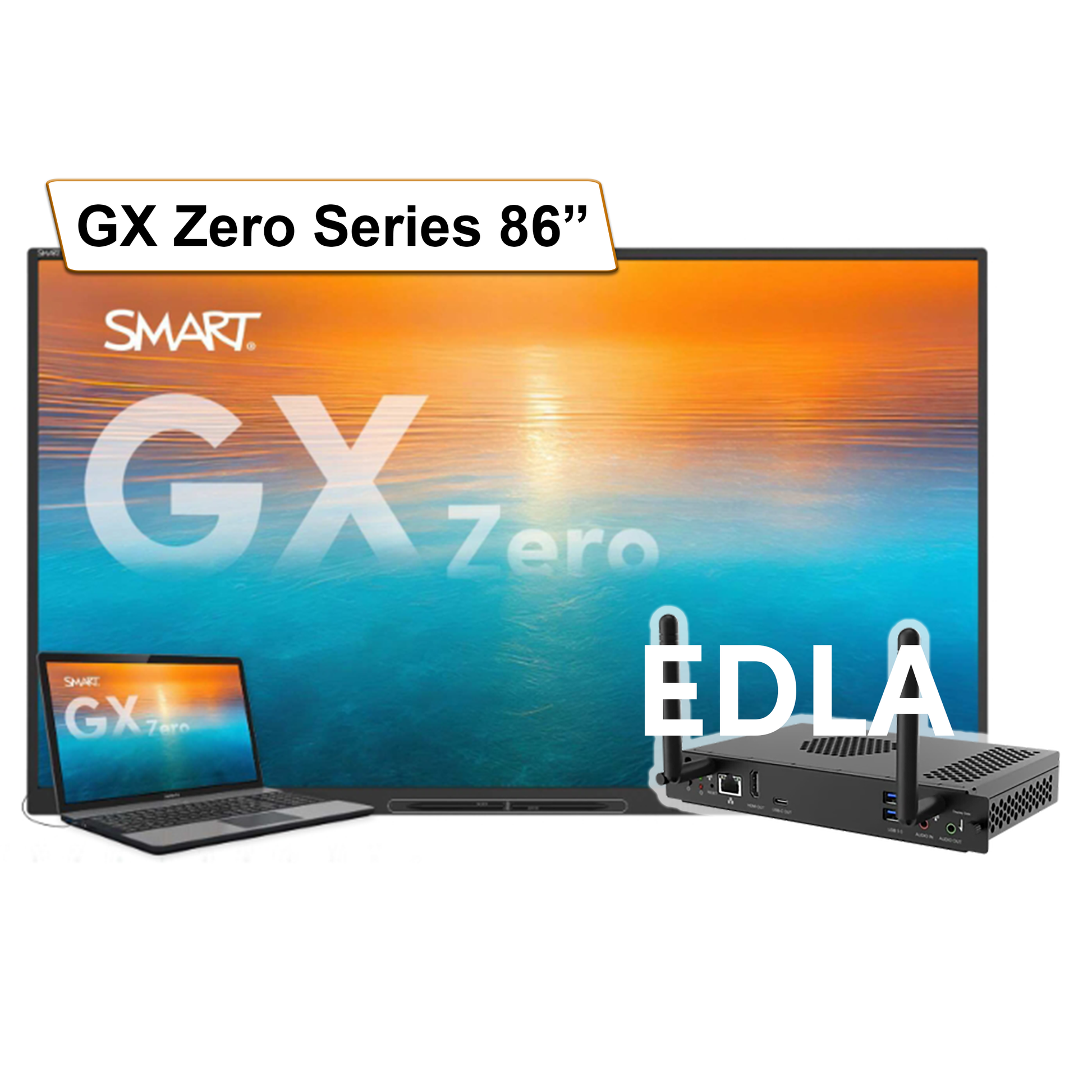 86" SMART Board GX ZERO Series Interactive Display-No Embedded OS