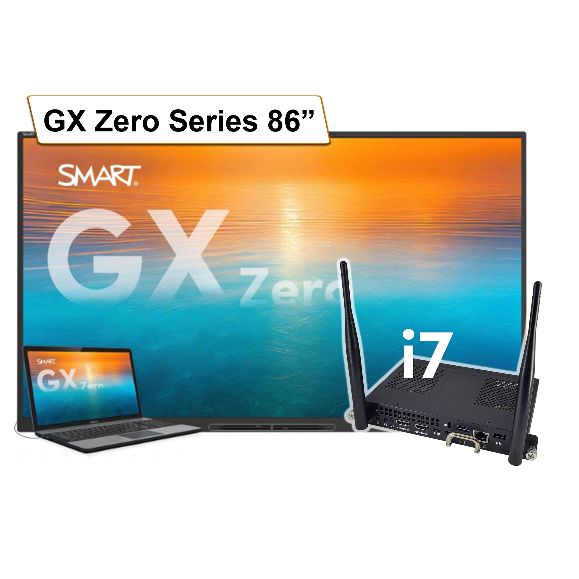 86" SMART Board GX ZERO Series Interactive Display-No Embedded OS
