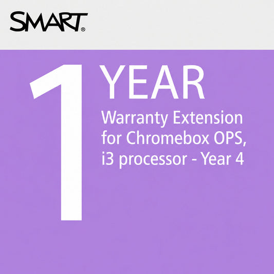 SMART 1 year warranty extension for Chromebox OPS, i3 processor - Year 4