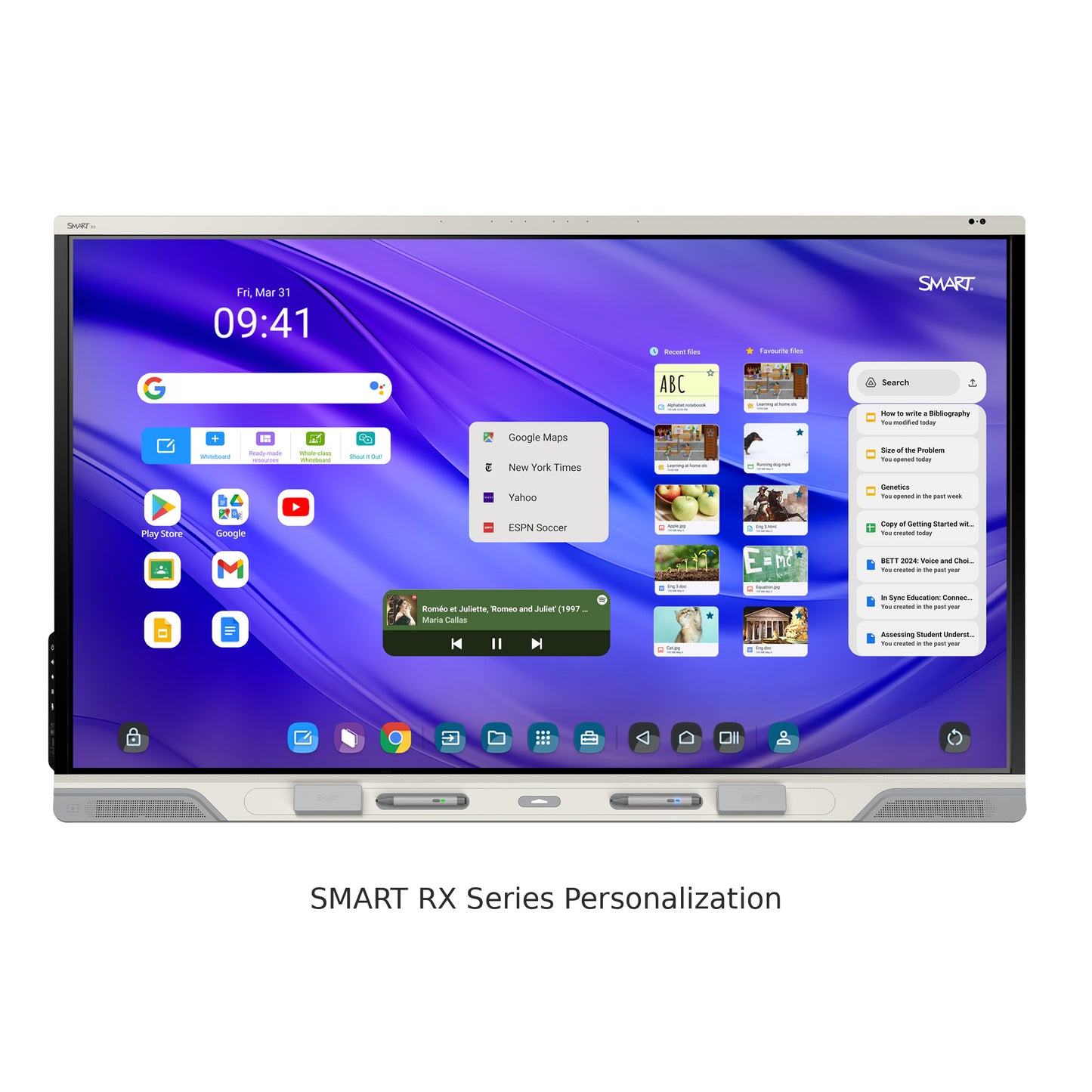 86" SMART Board RX Series Interactive Display with EDLA - SMA-RX286