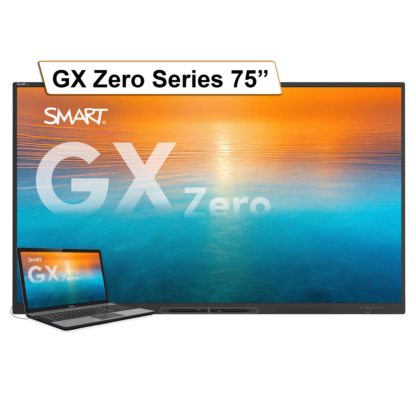 75" SMART Board GX ZERO Series Interactive Display-No Embedded OS - GX075-V3