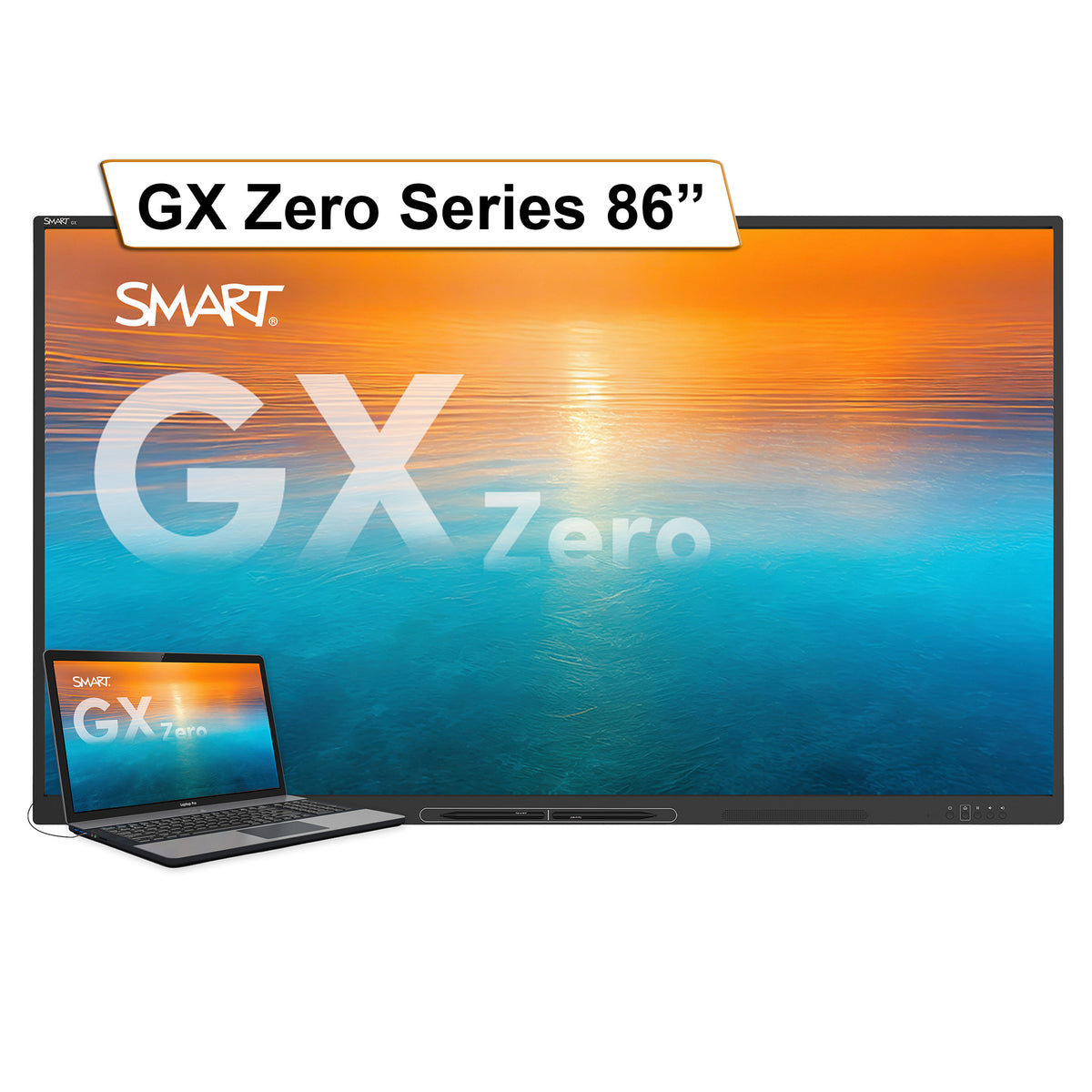 86" SMART Board GX ZERO Series Interactive Display-No Embedded OS - GX086-V3
