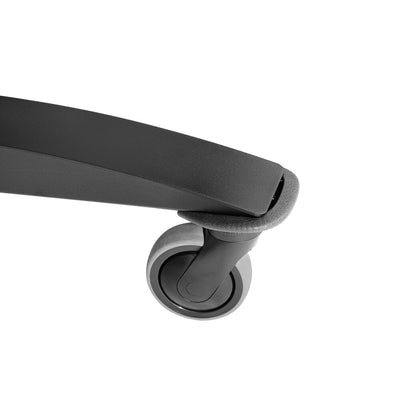 (2) Locking swivel casters