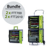 Copernicus Bundle 6: Includes two Tech Tub2 Trolleys and two tubs (holds 32 devices total)