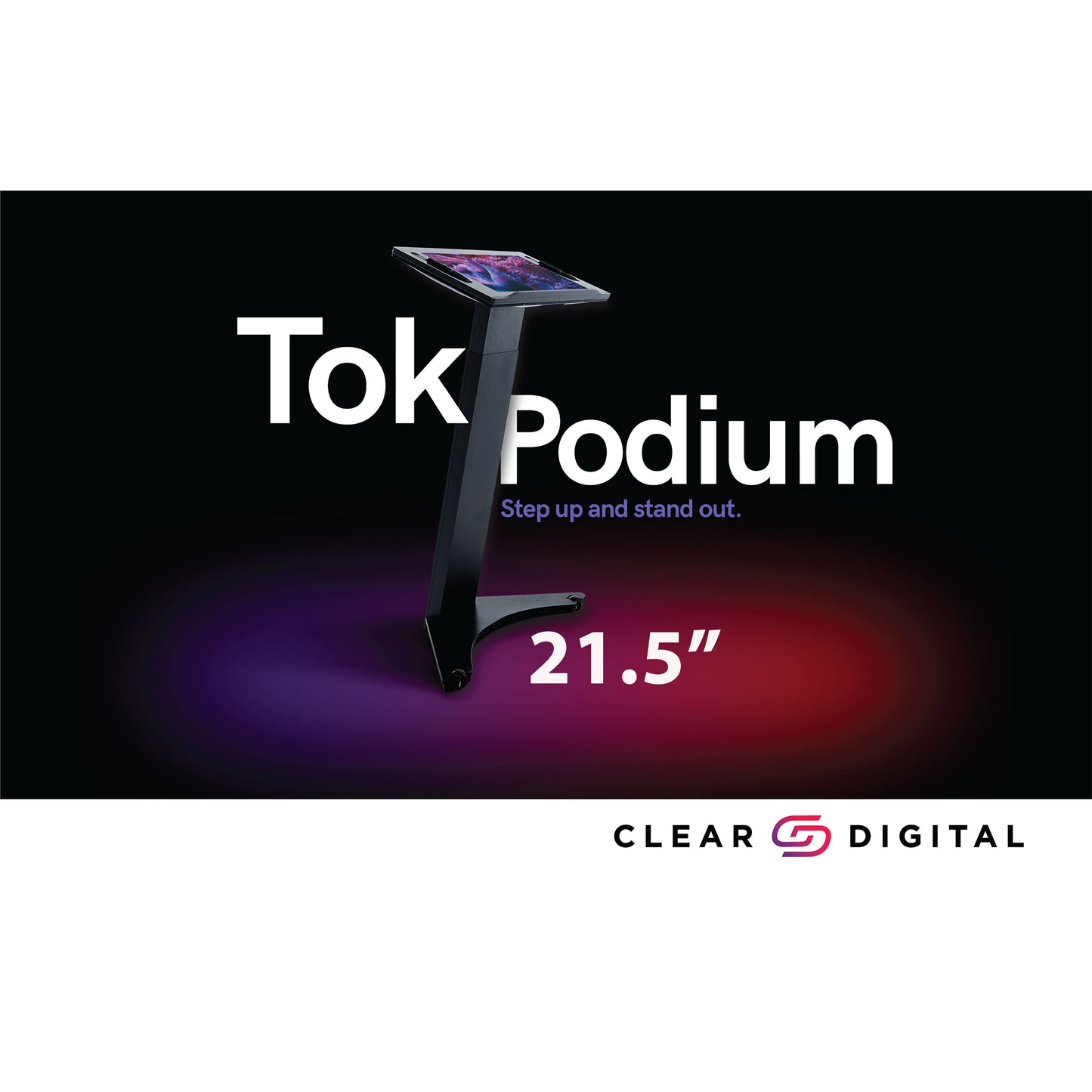 Clear Touch Tok Digital Podium 21.5"