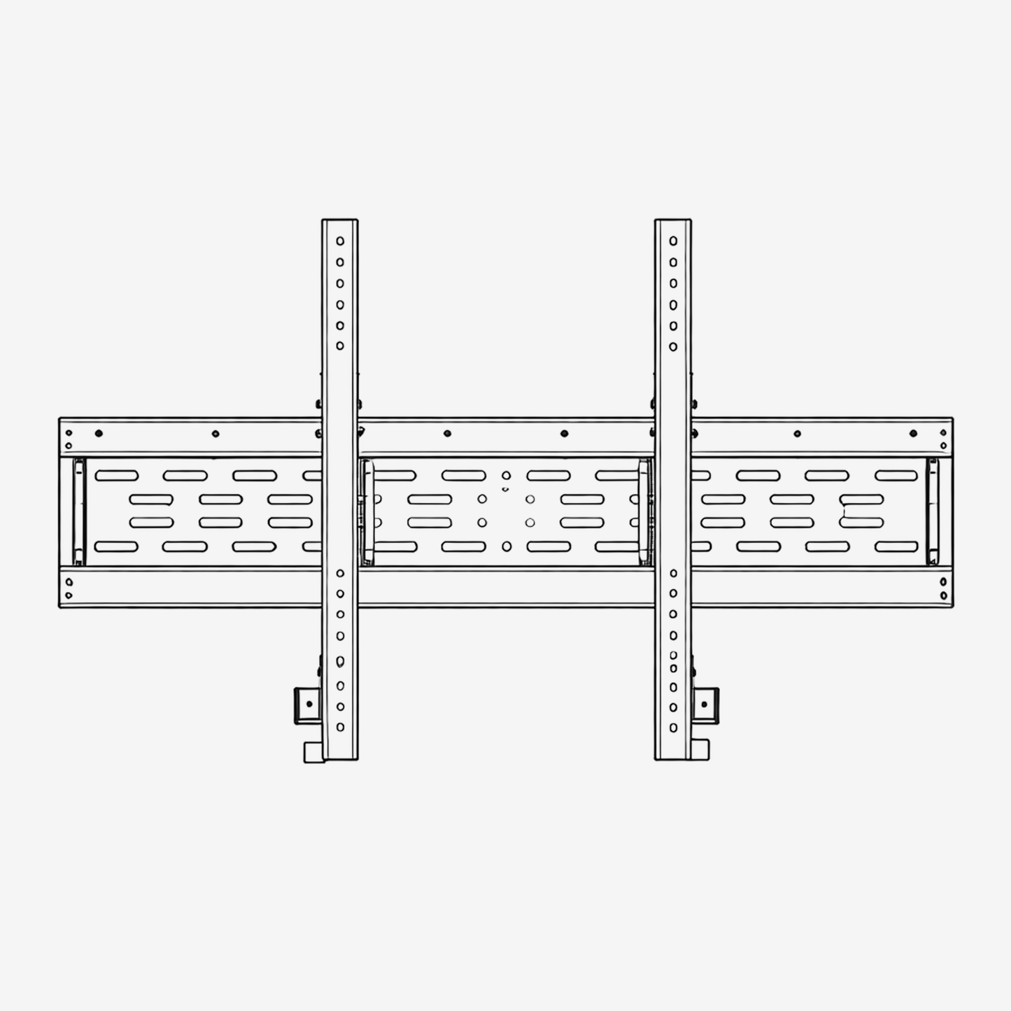 Wall Mount, MX-V2, 6000, 6000S, 7000 and 7000R interactive displays (276lbs/125Kg max weight, 3” depth)