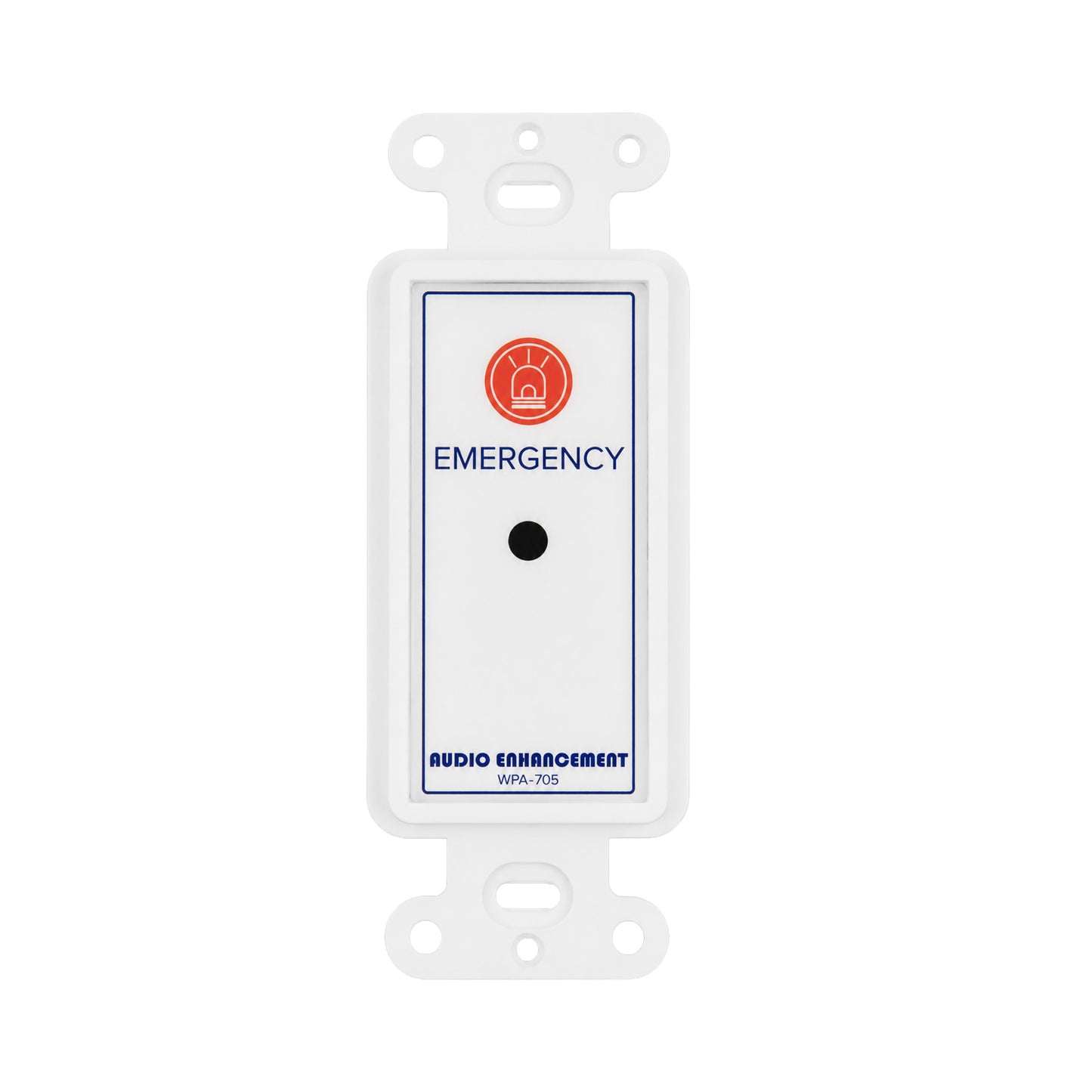  built-in ambient microphone and emergency button 
