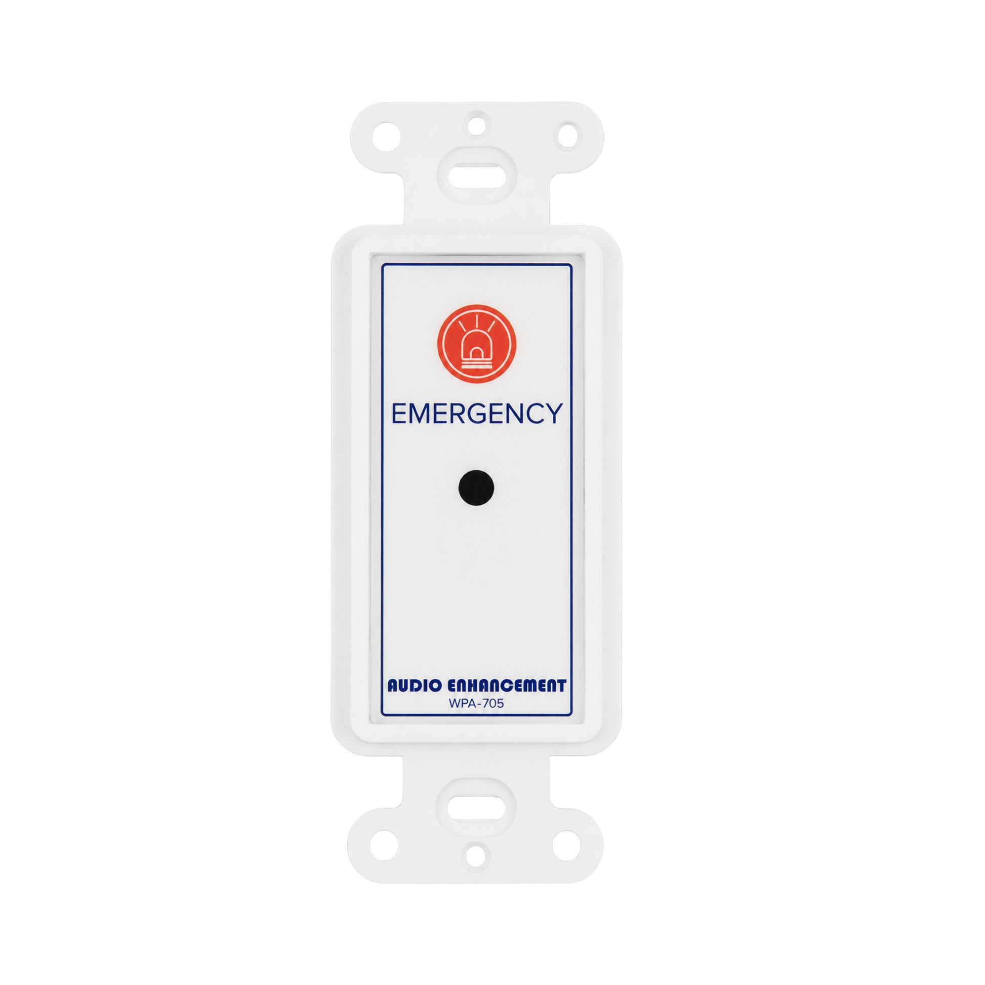  built-in ambient microphone and emergency button 