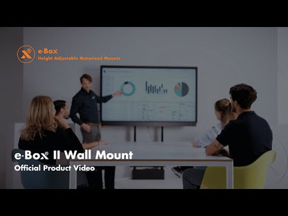 BalanceBox eBox Motorized Height Adjustable Wall Mount II with Universal VESA Bracket for Displays up to 308 lbs.
